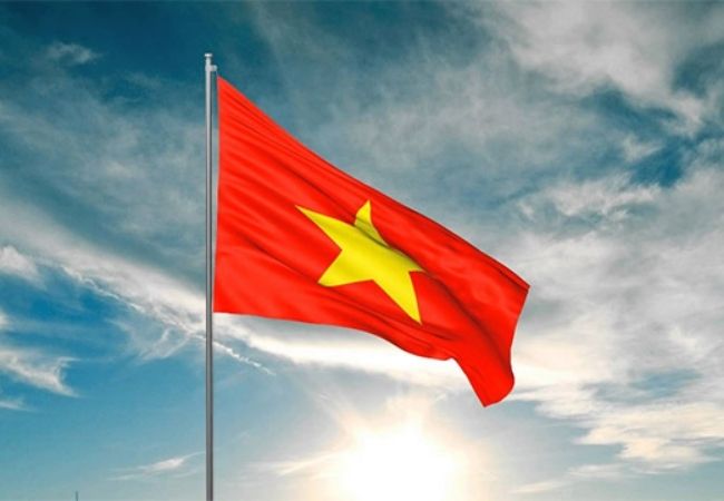 Ảnh lá cờ Việt Nam full hd thời bình