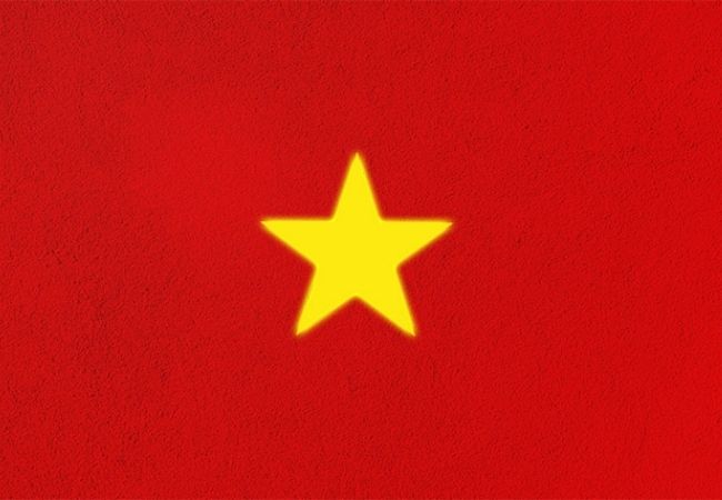 Background cờ Việt Nam đơn giản