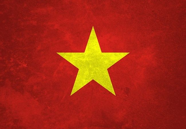 Background lá cờ Việt Nam thời chiến