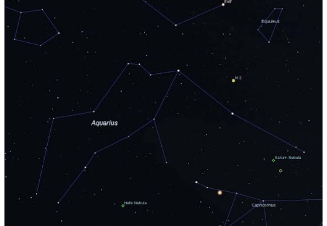 Hình ảnh chòm sao Bảo Bình lấp lánh cực đẹp
