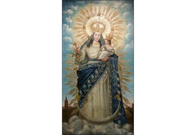 Hình ảnh chúa và đức mẹ Maria