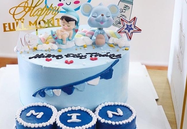 Bánh kem sinh nhật tặng bé trai 1 tuổi - Alo Flowers