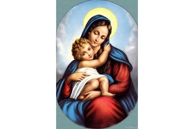 Tải hình nền đức mẹ maria
