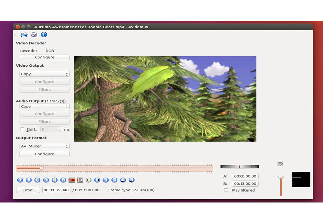 Avidemux 2.6 là phần mềm chỉnh sửa video cơ bản được nhiều người sử dụng