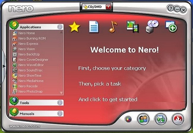 Nero 7 là phần mềm ghi đĩa được rất nhiều người sử dụng