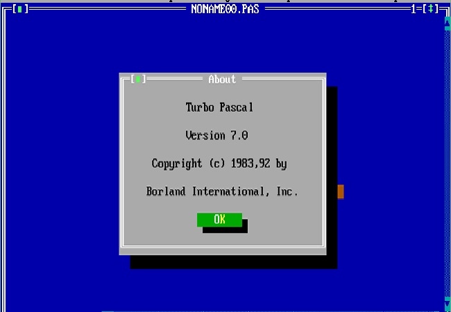 Phần mềm Turbo Pascal 7.0 hỗ trợ lập trình, soạn thảo mã code