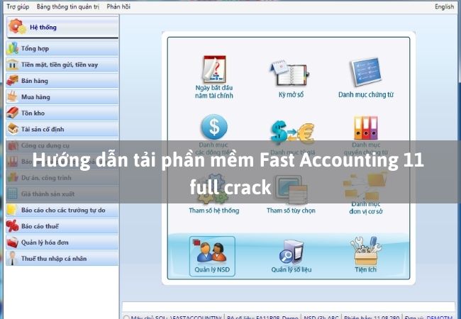 Hướng dẫn tải phần mềm Fast Accounting 11 full crack
