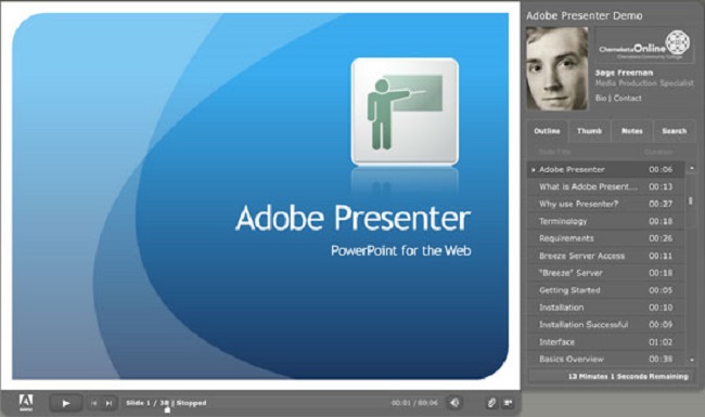 Tính năng của Adobe Presenter 9