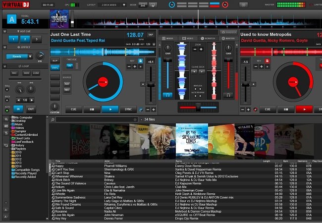 Tính năng tạo, trộn nhạc của phần mềm DJ Virtual 8