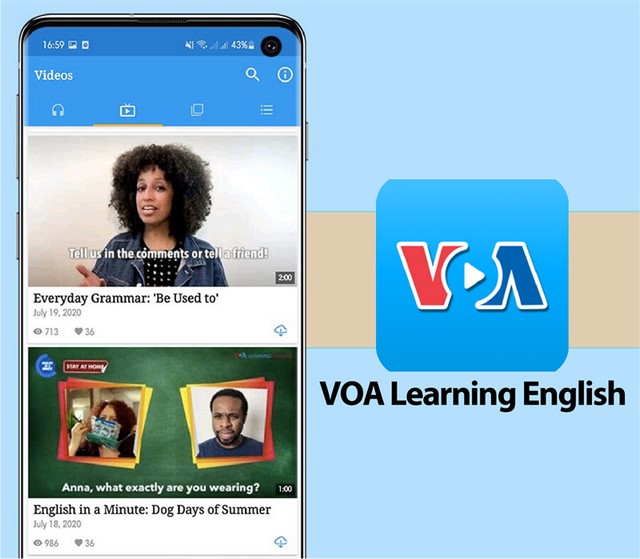 Phần mềm VOA Learning English