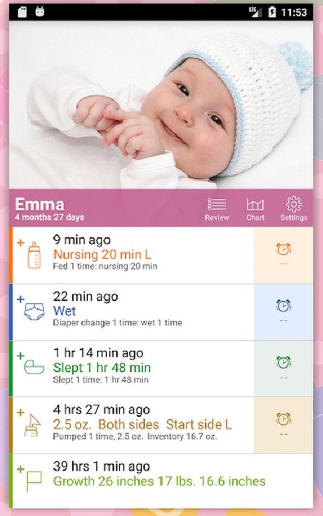 App theo dõi bé Baby Tracker