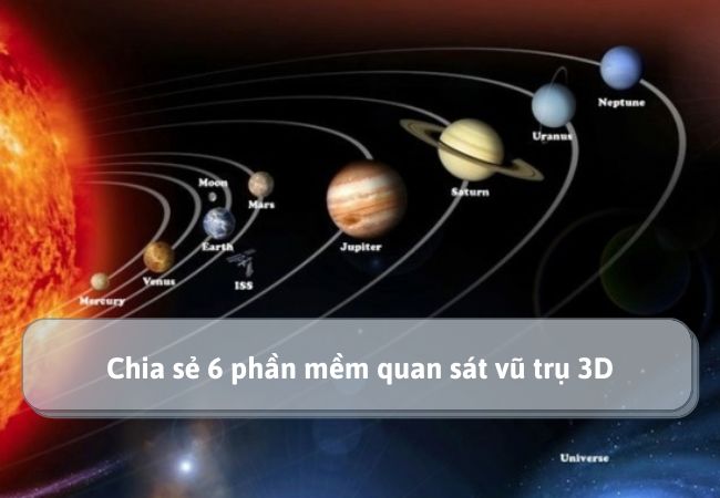 Chia sẻ 6 phần mềm quan sát vũ trụ 3D