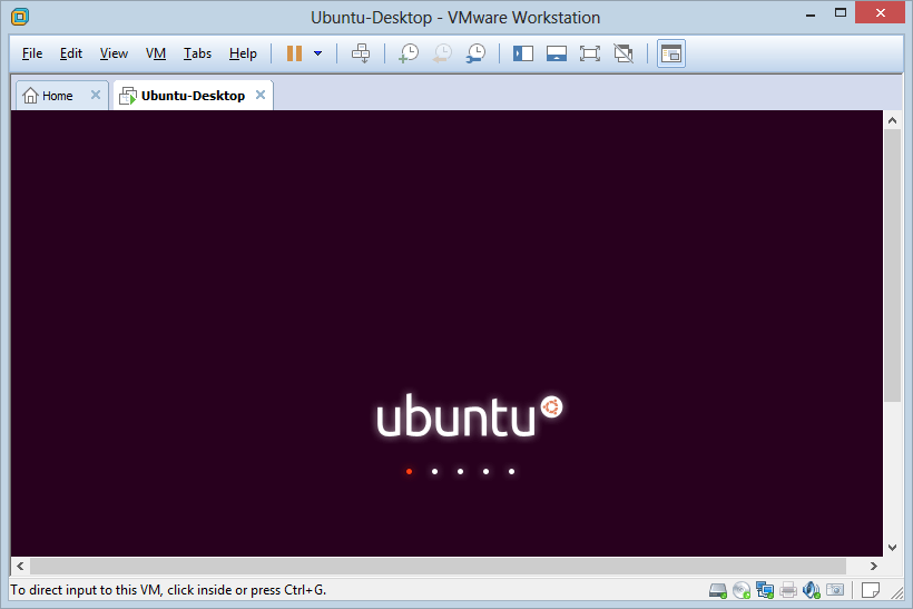 Ubuntu desktop được cài đặt