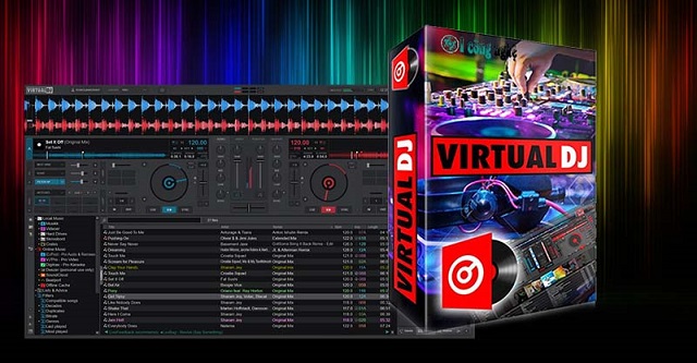 Giao diện chính phần mềm làm nhạc remix DJ Virtual