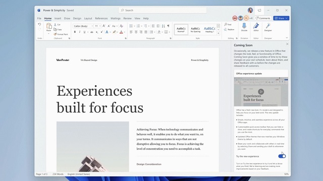 Microsoft Office 2021 với nhiều tính năng mới