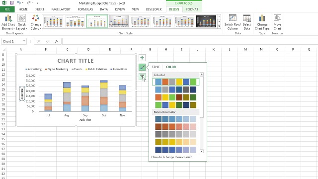 Các tính năng nổi bật của Phần mềm Excel 2013