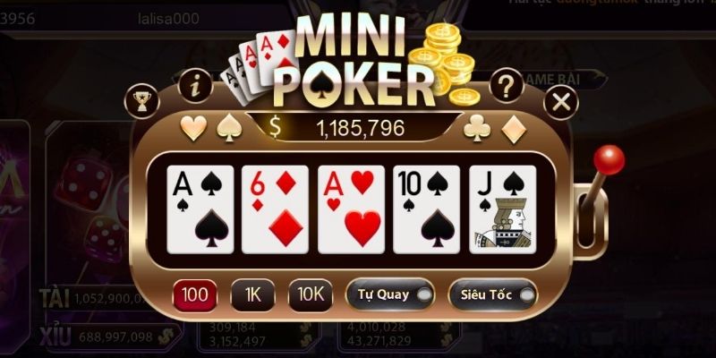 Bí quyết chơi mini poker săn thưởng lớn cùng cao thủ