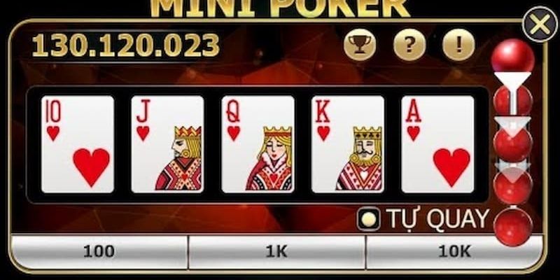 Giới thiệu về mini poker cực hot được nhiều người săn đón