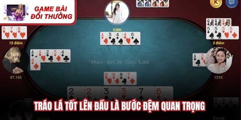 Cách Chia Bài Bịp Tối Ưu Cơ Hội Chiến Thắng Đối Phương Tráo lá tốt lên đầu là bước đệm quan trọng để tạo lợi thế riêng