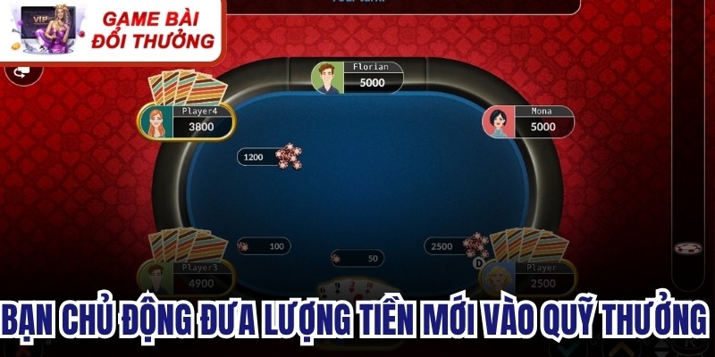 Cách Chơi Poker- Texas Và Bí Quyết Chinh Phục Mọi Ván Bạn chủ động đưa lượng tiền mới vào quỹ thưởng trong vòng 2