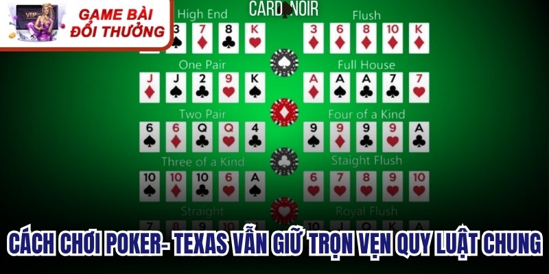 Cách Chơi Poker- Texas Và Bí Quyết Chinh Phục Mọi Ván Cách chơi Poker- Texas lôi cuốn vẫn giữ trọn vẹn quy luật chung